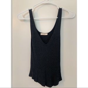 Crop Grey Tank